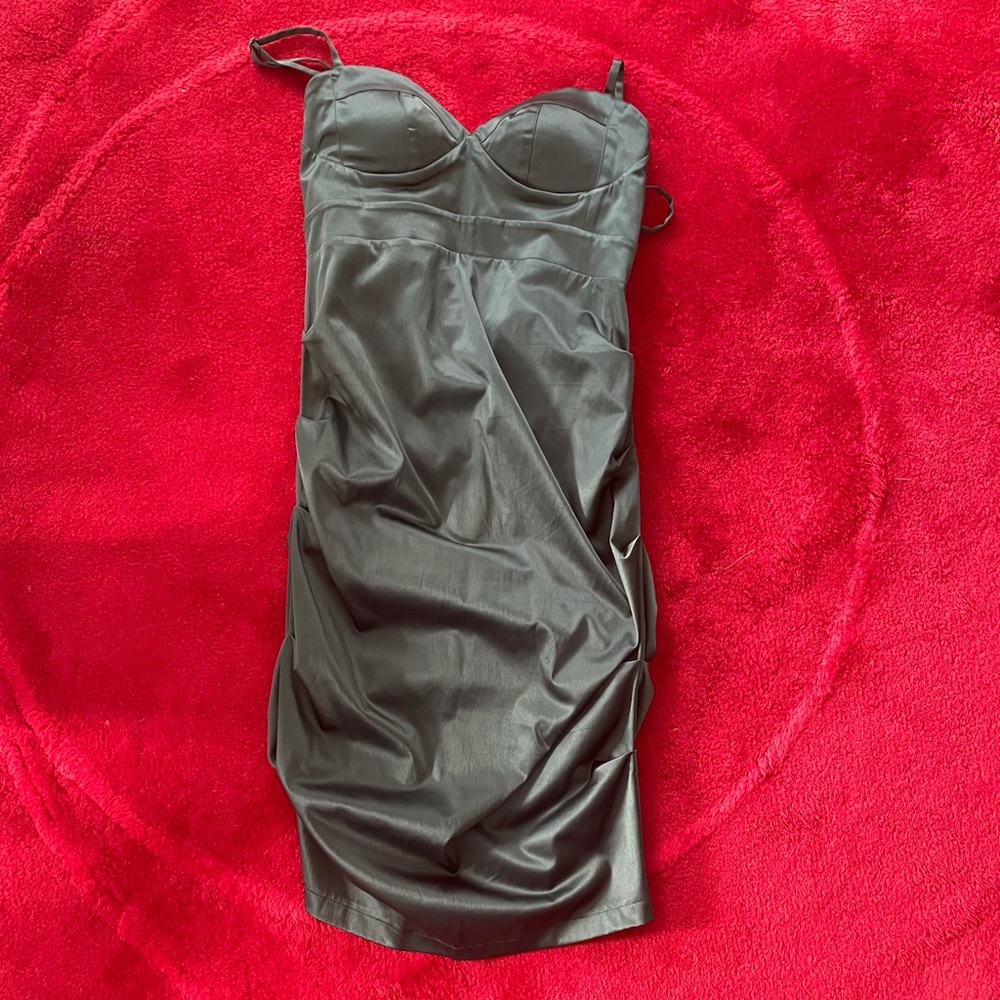 Urban Behaviour corset style dress, dark green, size M